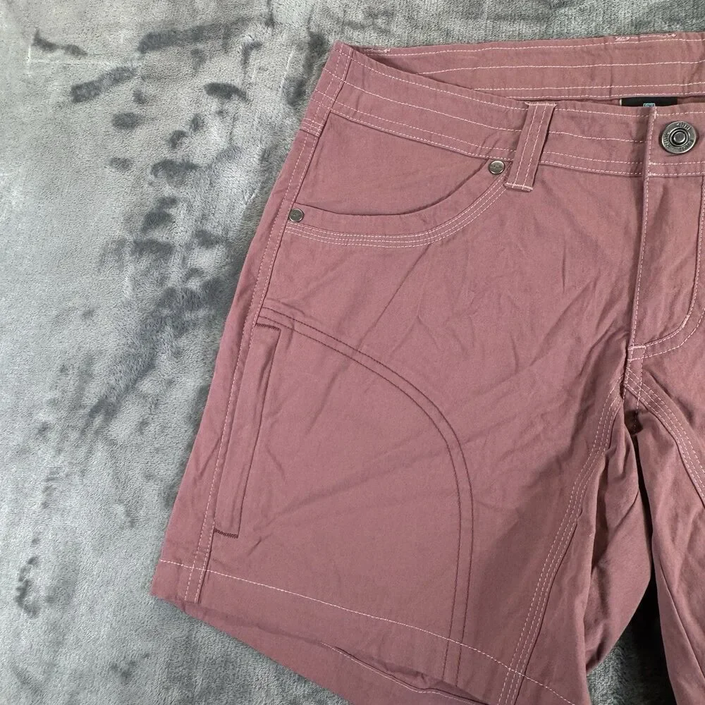 KUHL Sz 8 Shorts Splash Cargo Utility Hiking Stretch Outdoor Gorpcore UPF50 NWOT